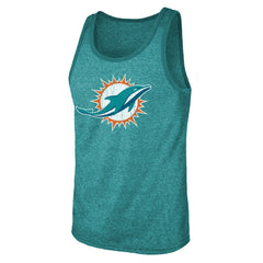 Tua Tagovailoa Miami Dolphins Majestic Threads Name & Number Tri-Blend Tank Top - Aqua online