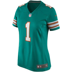 Tua Tagovailoa Miami Dolphins Women's Alternate Game Jersey - Aqua for sale