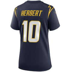 Justin Herbert Los Angeles Chargers Women's Alternate Game Jersey - Navy cheap