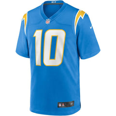 Justin Herbert Los Angeles Chargers Player Game Jersey - Powder Blue cheap