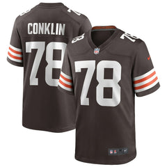 Jack Conklin Cleveland Browns Game Player Jersey - Brown online