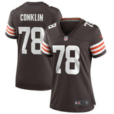 Jack Conklin Cleveland Browns Women's Player Game Jersey - Brown for sale