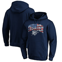 Oklahoma City Thunder Banner Wave Pullover Hoodie - Navy discount