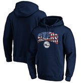 Philadelphia 76ers Banner Wave Pullover Hoodie - Navy for sale