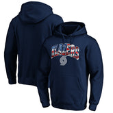 Portland Trail Blazers Banner Wave Pullover Hoodie - Navy on sale