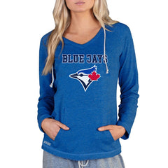 Toronto Blue Jays Concepts Sport Women's Mainstream Terry Long Sleeve Hoodie Top Royal