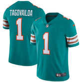 Tua Tagovailoa Miami Dolphins Alternate Vapor Limited Jersey - Aqua sale