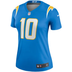 Justin Herbert Los Angeles Chargers Women's Legend Player Performance Top - Powder Blue discount