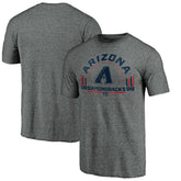 Arizona Diamondbacks Team Freedom Tri-Blend T-Shirt Gray