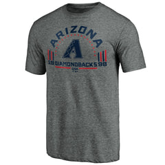 Arizona Diamondbacks Team Freedom Tri-Blend T-Shirt Gray