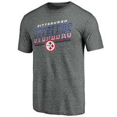 Pittsburgh Steelers Team Freedom Tri-Blend T-Shirt - Gray online