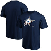 Dallas Stars Banner Wave Logo T-Shirt - Navy T-shirts