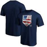 Los Angeles Kings Banner Wave Logo T-Shirt - Navy T-shirts