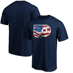Philadelphia Flyers Banner Wave Logo T-Shirt - Navy T-shirts