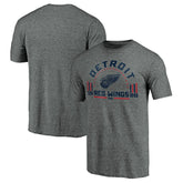 Detroit Red Wings Team Freedom Tri-Blend T-Shirt - Heathered Gray T-shirts