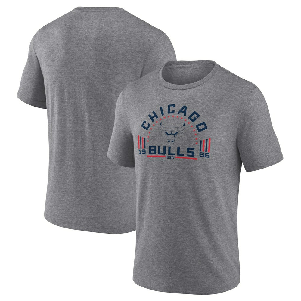 Chicago Bulls Team Freedom Tri-Blend T-Shirt sale - Gray on sale