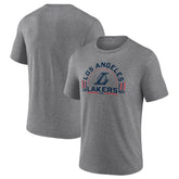 Los Angeles Lakers Team Freedom Tri-Blend T-Shirt - Gray outlet