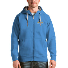 Los Angeles Chargers Antigua Victory Full-Zip Hoodie - Powder Blue sale
