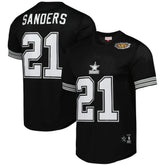 Deion Sanders Dallas Cowboys Retired Player Name & Number Mesh Top - Black sale