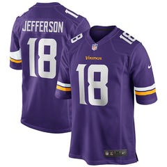 Justin Jefferson Minnesota Vikings Player Game Jersey - Purple on sale