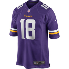 Justin Jefferson Minnesota Vikings Player Game Jersey - Purple on sale