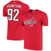 Evgeny Kuznetsov Washington Capitals Fanatics Name & Number T-Shirt - Red T-shirts