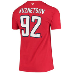 Evgeny Kuznetsov Washington Capitals Fanatics Name & Number T-Shirt - Red T-shirts