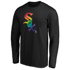 Chicago White Sox Team Pride Logo Long Sleeve T-Shirt Black