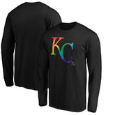 Kansas City Royals Team Pride Logo Long Sleeve T-Shirt Black