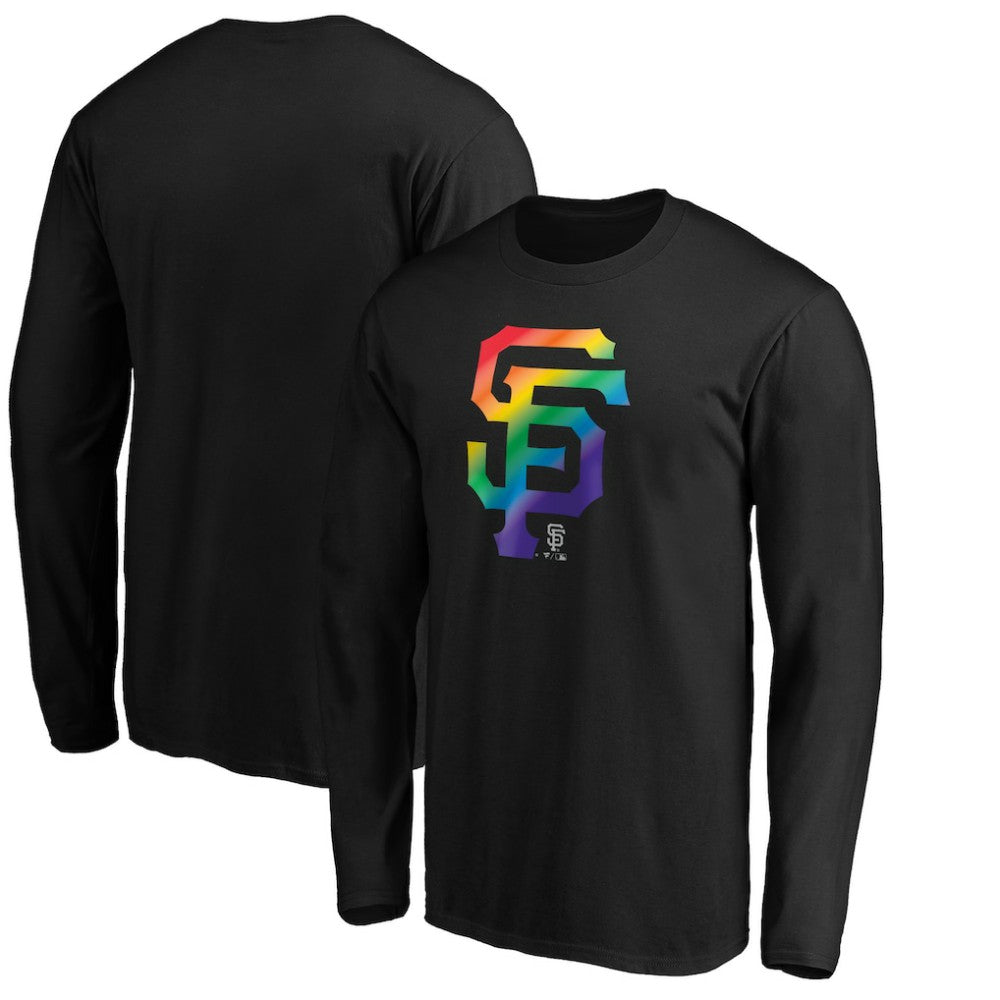 San Francisco Giants Team Pride Logo Long Sleeve T-Shirt Black