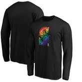 Seattle Mariners Team Pride Logo Long Sleeve T-Shirt Black