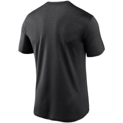 Colorado Rockies Wordmark Legend Performance T-Shirt Black