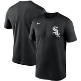Chicago White Sox Wordmark Legend Performance T-Shirt Black
