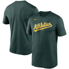 Athletics Wordmark Legend Performance T-Shirt Green