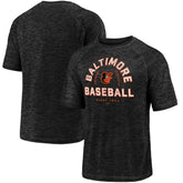 Baltimore Orioles Line Up Primary Threat Striated T-Shirt Black