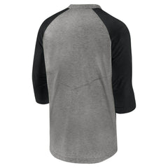 Tampa Bay Rays Authentic Collection Flux Henley Raglan 3/4-Sleeve T-Shirt Gray