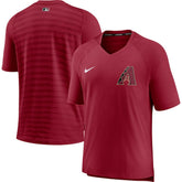 Arizona Diamondbacks Authentic Collection Pregame Performance V-Neck T-Shirt Red