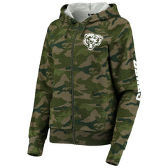 Chicago Bears New Era Women's Raglan Full-Zip Hoodie - Camo cheap