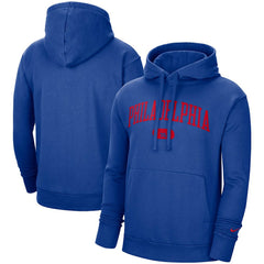 Philadelphia 76ers Heritage Essential Pullover Hoodie - Royal online
