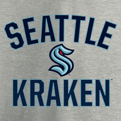 Seattle Kraken Fanatics Victory Arch T-Shirt - Heather Gray T-shirts