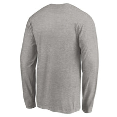 Los Angeles Chargers On Side Stripe Long Sleeve T-Shirt - Heathered Gray outlet