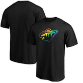 Minnesota Wild Team Pride Logo T-Shirt - Black T-shirts
