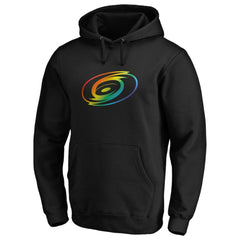 Carolina Hurricanes Team Pride Logo Pullover Hoodie - Black Hoodies