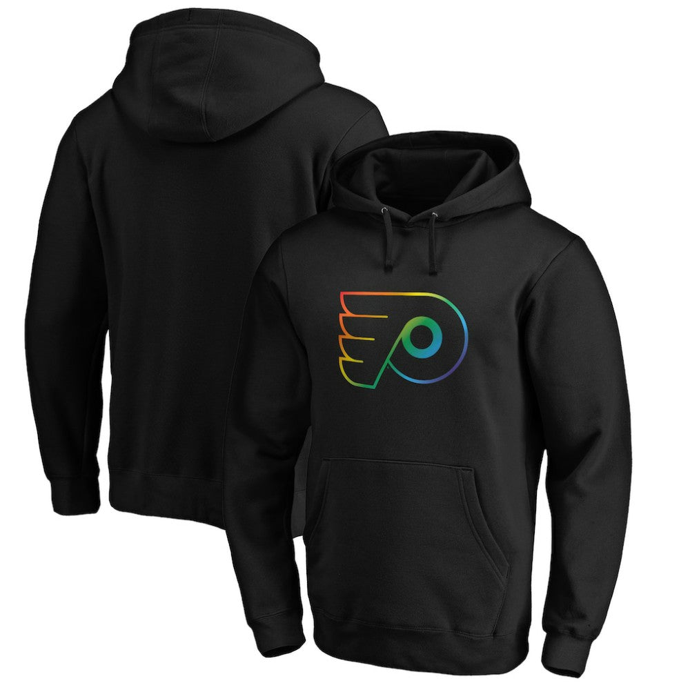 Philadelphia Flyers Team Pride Logo Pullover Hoodie - Black Hoodies