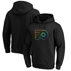 Philadelphia Flyers Team Pride Logo Pullover Hoodie - Black Hoodies