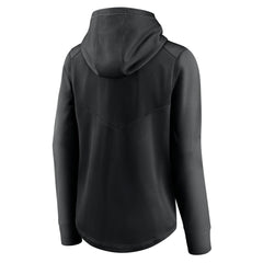 Miami Marlins Women's Authentic Collection Baseball Performance Full-Zip Hoodie Black