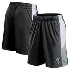 Las Vegas Raiders Prep Colorblock Shorts - Black on sale