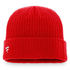 Ottawa Senators Fanatics Core Primary Logo Cuffed Knit Hat - Red Hats