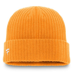 Nashville Predators Fanatics Core Primary Logo Cuffed Knit Hat - Gold Hats