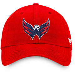 Washington Capitals Fanatics Core Primary Logo Adjustable Hat - Red Hats